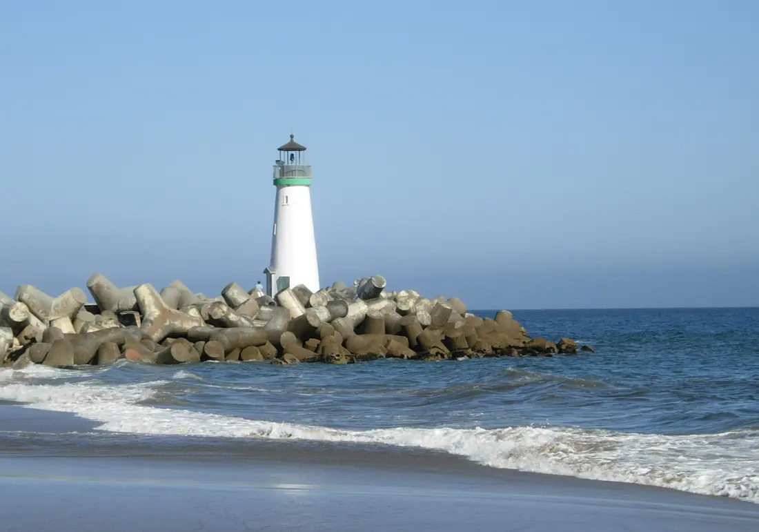 Walton Lighthouse on the Santa Cruz breakwater